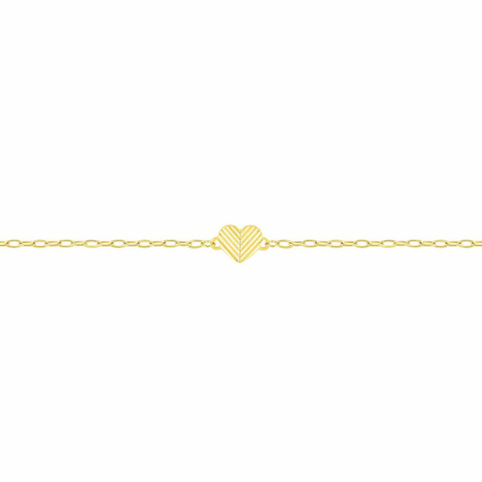 Bracelet Coeur d'or #2