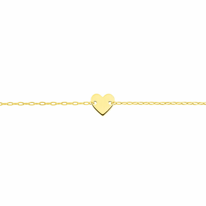 Bracelet Coeur d'or #3