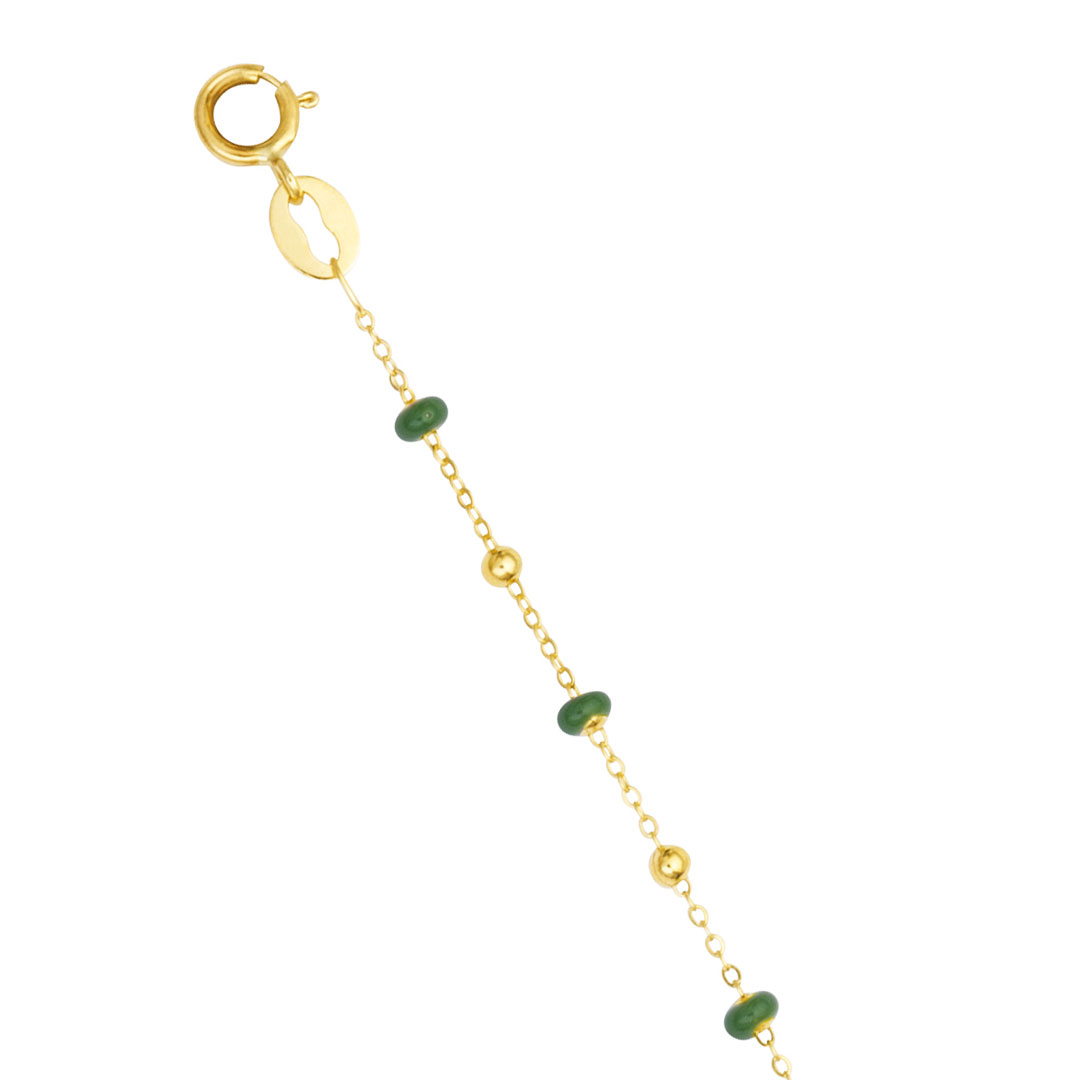 bracelet-boule-vert Bracelet Boules de couleur