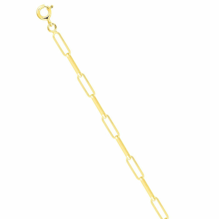 Bracelet Maille Rectangle 2,6mm - Or 18 Carats