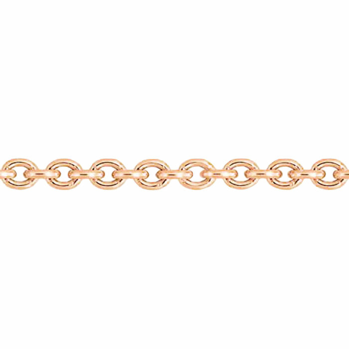 Chaine Forçat Ronde Or Rose