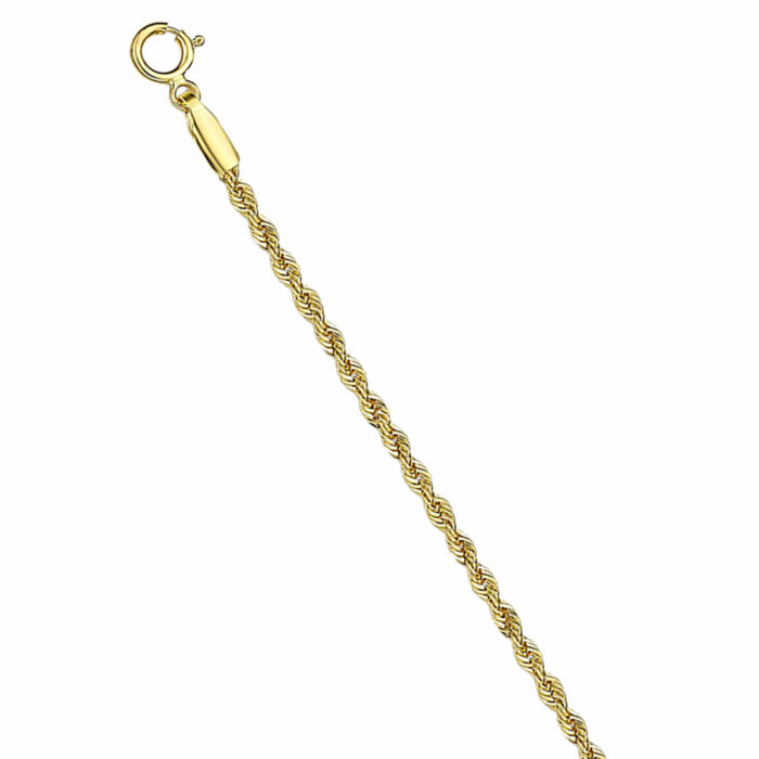 Chaîne Corde 1,1mm Or Massif – Image 2
