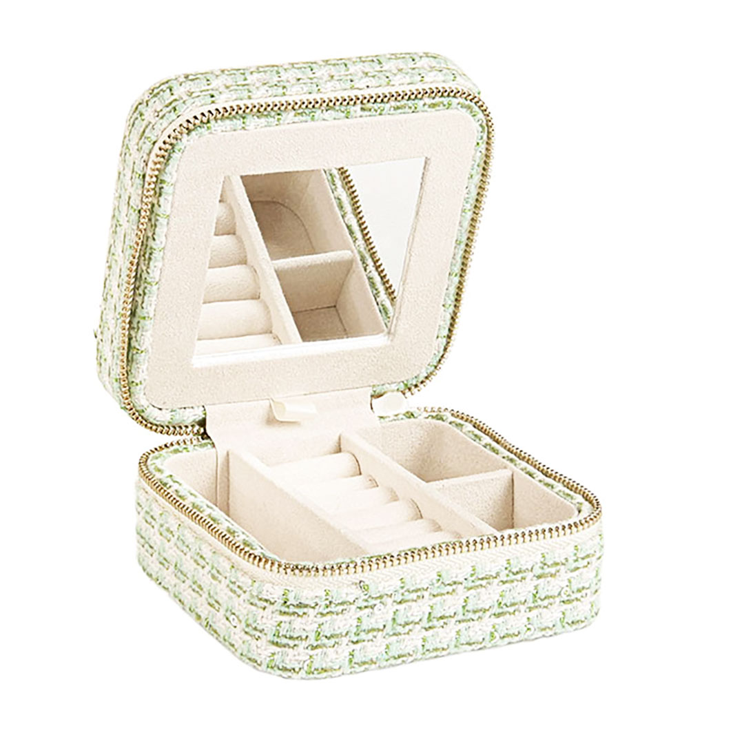 Coffret bijoux vert