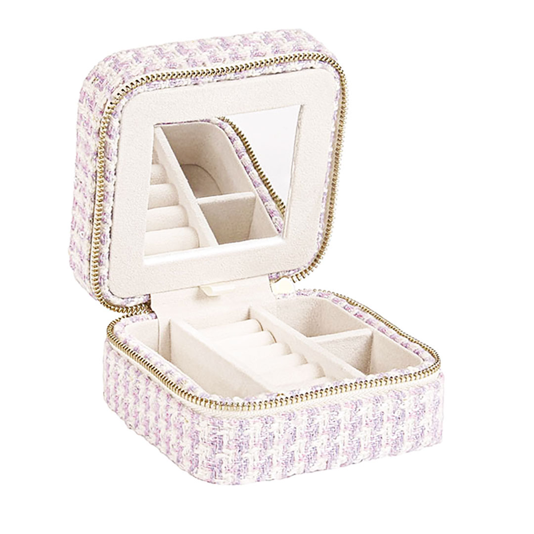 Coffret bijoux violet