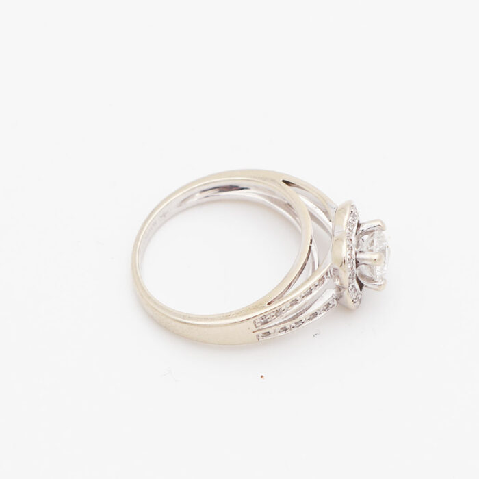 Bague Mauboussin Chance of Love n°5 Diamant Or Blanc – Image 4