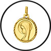 Médaille vierge