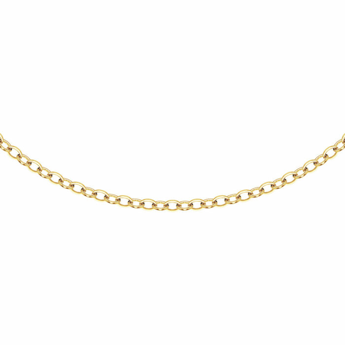 Collier maille ovale