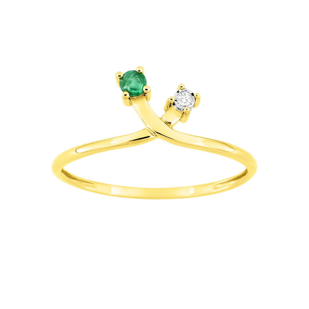 Bague emeraude