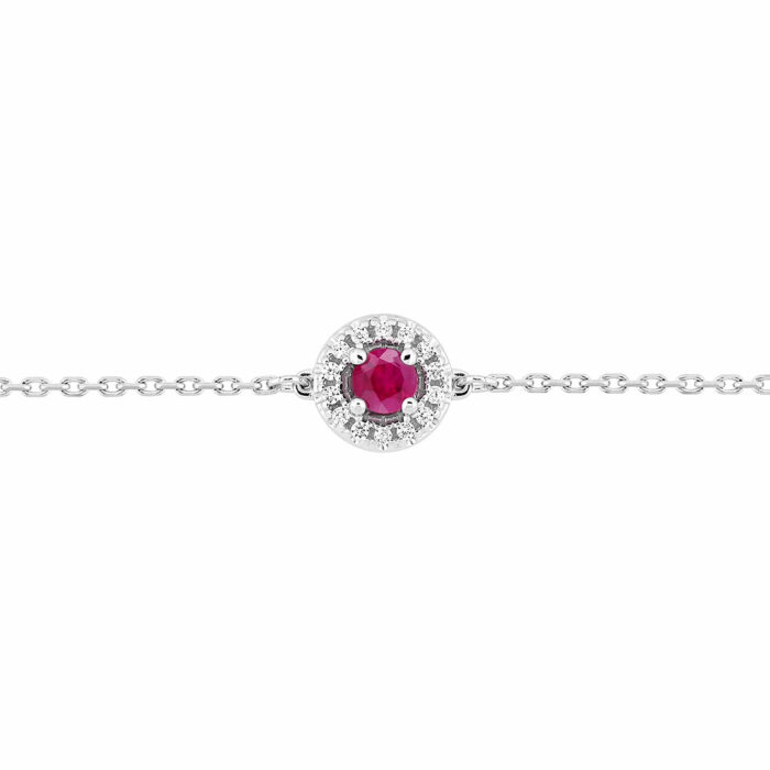 bracelet luxe Rubis diamant