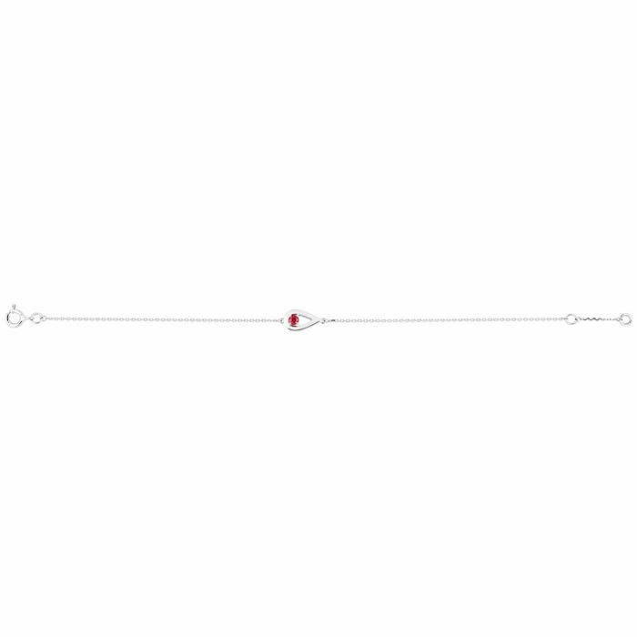 bracelet rubis or blanc