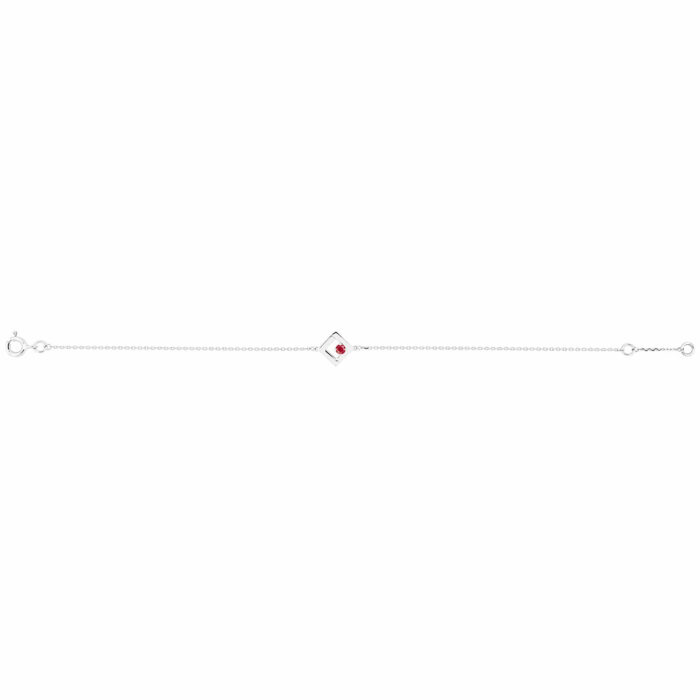 bracelet rubis or blanc