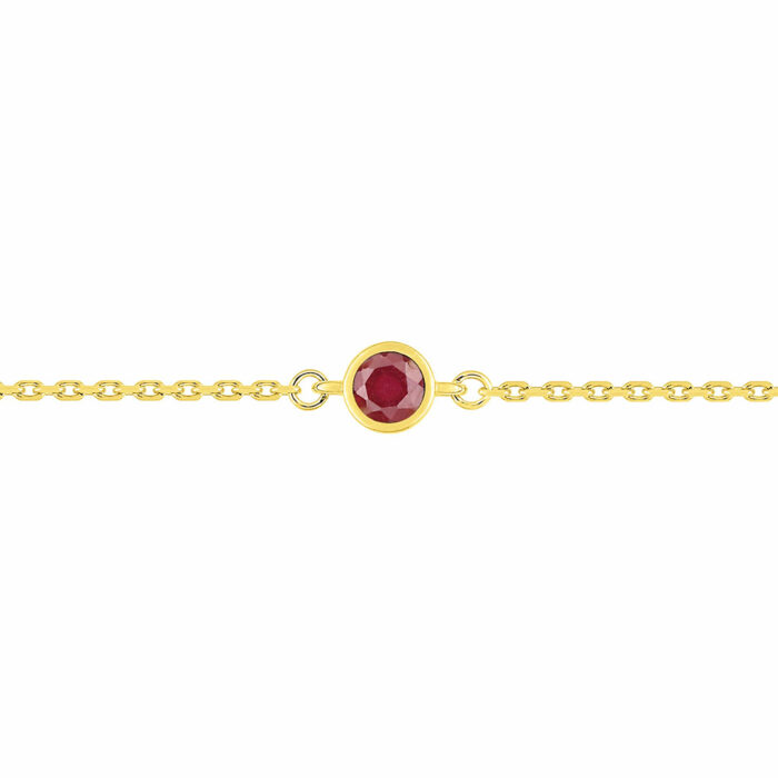 bracelet rubis or