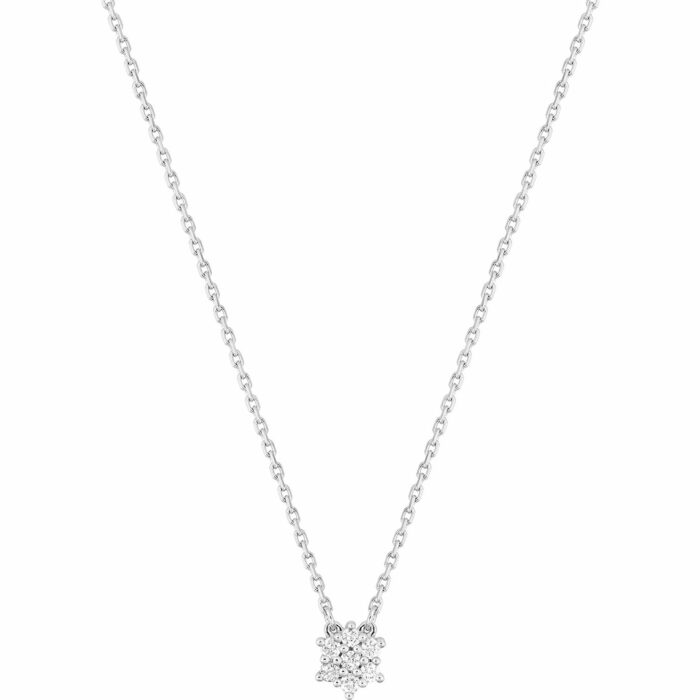 collier fleur diamant