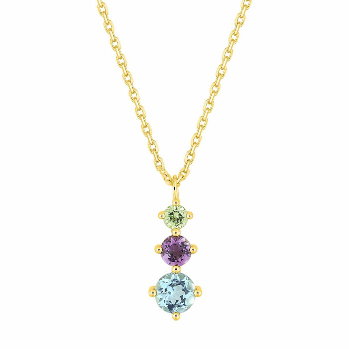 collier pierres fines