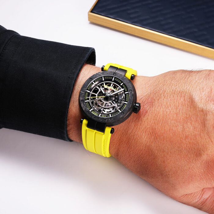 montre herbelin carbone titane squelette