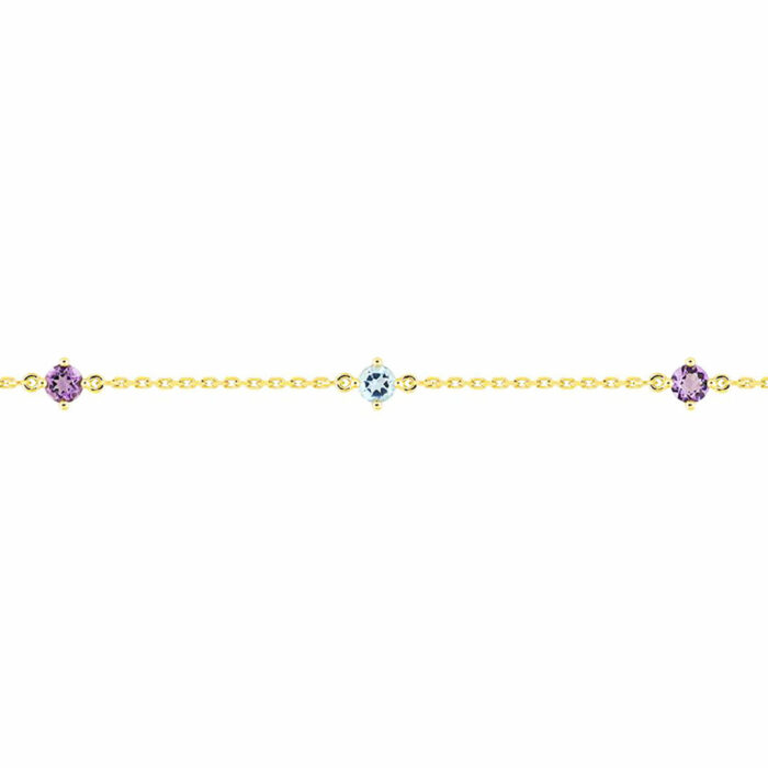 Bracelet Topaze Améthyste