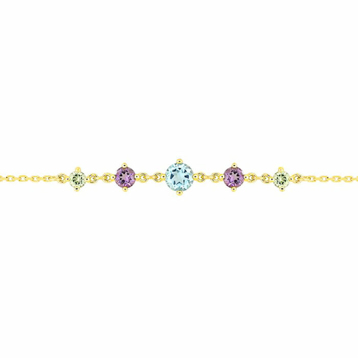 Bracelet Topaze Améthyste