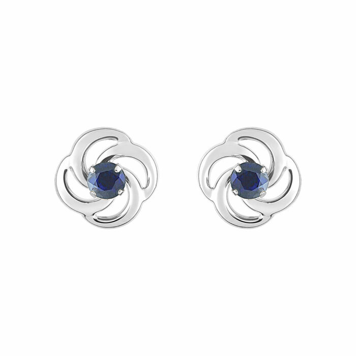 boucles spirale saphir