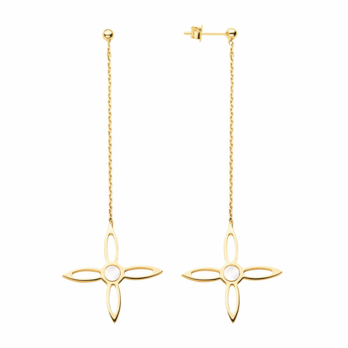 boucles oreilles nacre
