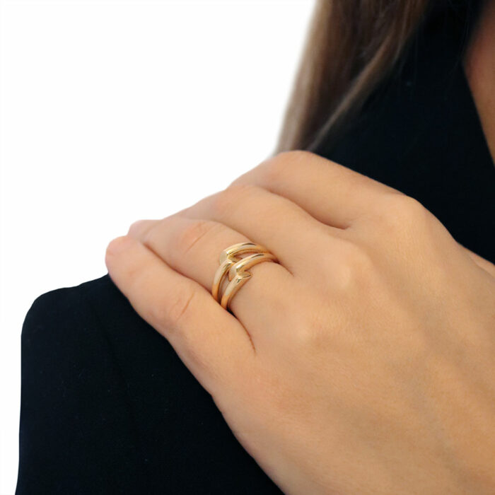 Bague or jaune
