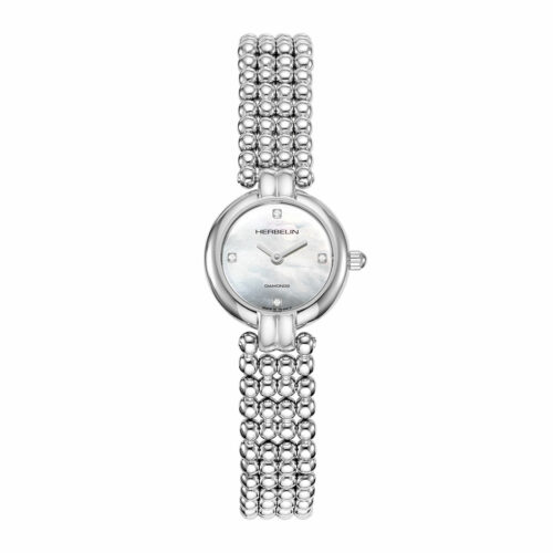 montre herbelin nacre diamants