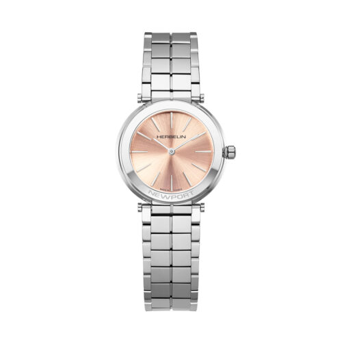 Montre Herbelin Newport Slim Acier Champagne Rosé 16922B18