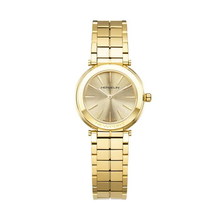 Montre Herbelin Newport Slim Champagne Or 16922BP13