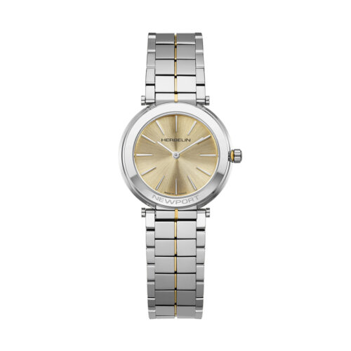 Montre Herbelin Newport Slim Champagne Acier 16922BT13