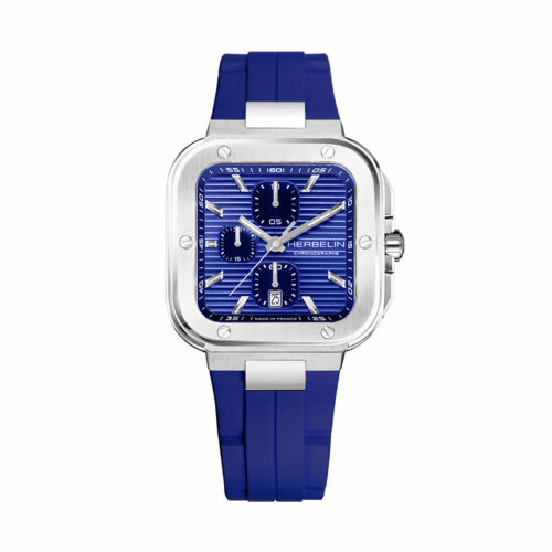 Montre Herbelin Cap Camarat Square Chronographe Bleu
