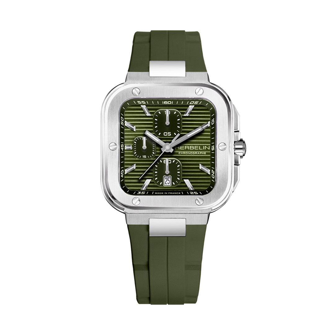 1-35646A116CK Montre Herbelin Cap Camarat Square FKM vert