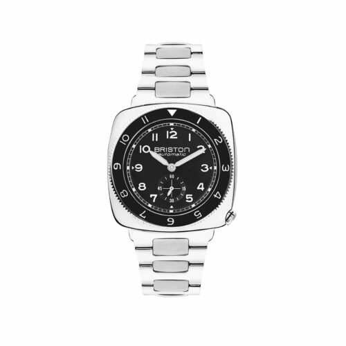 Montre Briston Clubmaster Legend Petite Seconde Noir Acier