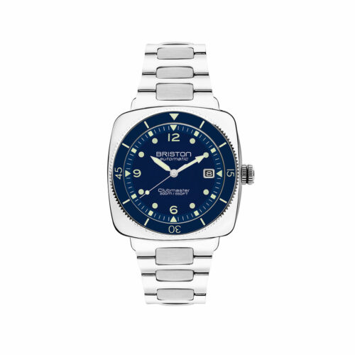 Montre Briston Clubmaster Legend Diver Acier Bleu