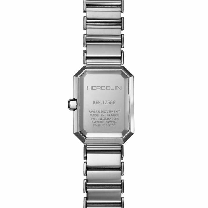 Montre Herbelin Octogone Acier Nacre Noire