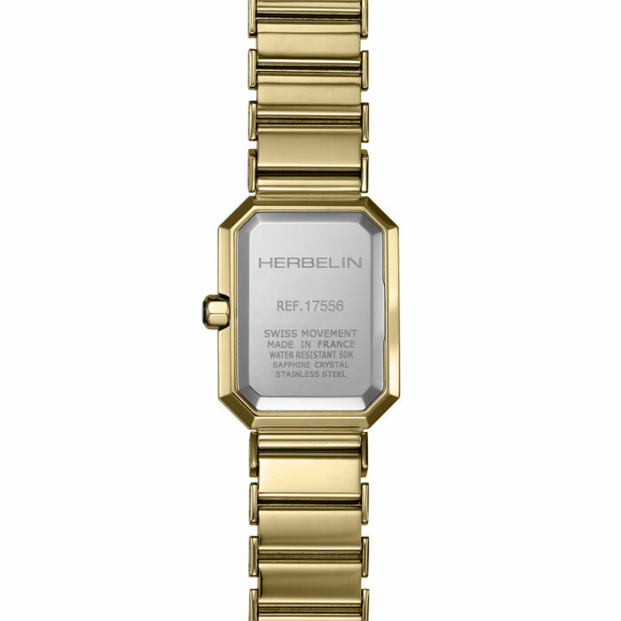 Montre Herbelin Octogone Or Nacre Blanche