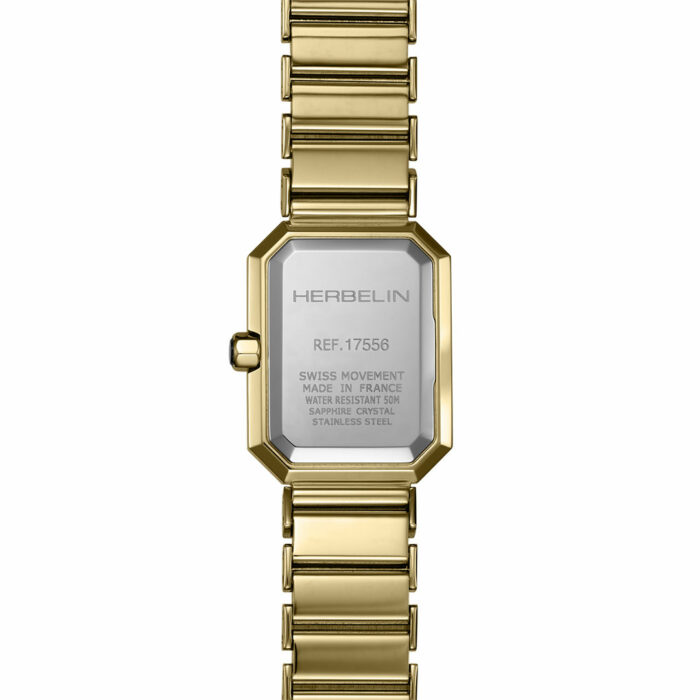 Montre Herbelin Octogone Or Nacre Noire