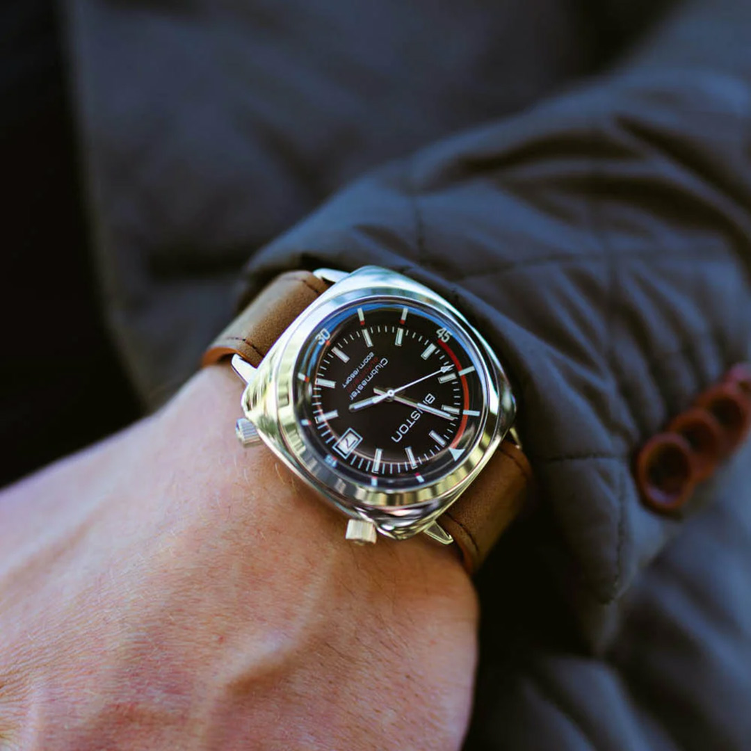 2-17642.PS.D.1.LVBR Montre Briston Clubmaster Diver Cadran Noir