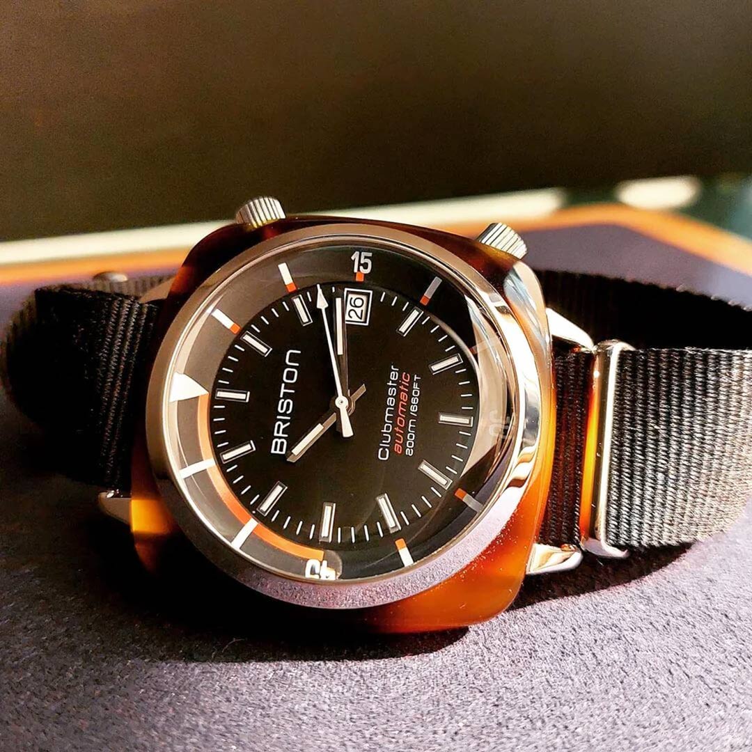 2-17642.SA.TD.1.NB Montre Briston Clubmaster Diver Noir
