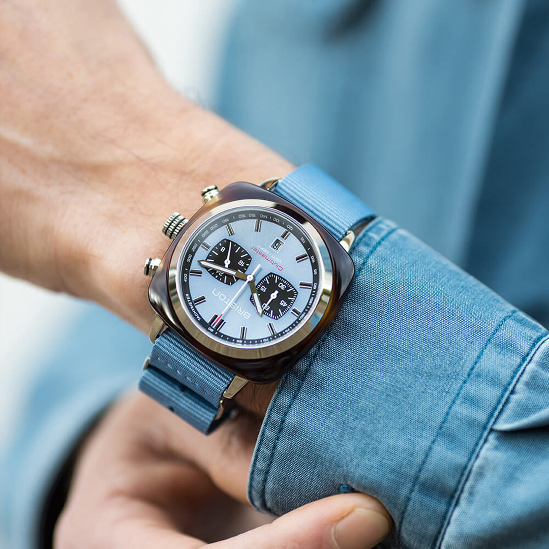 Briston Clubmaster Sport Ice Blue Watch