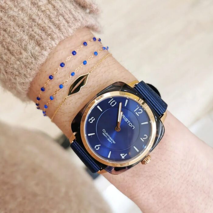 Montre Briston Clubmaster Chic Gold Bleu Nuit