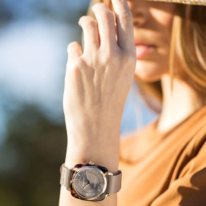 Montre Briston Clubmaster Chic Gris Taupe