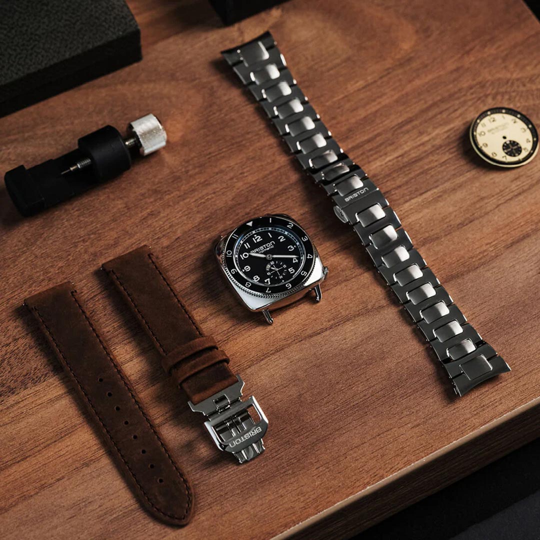 Briston Clubmaster Legend Small Seconds Black Watch