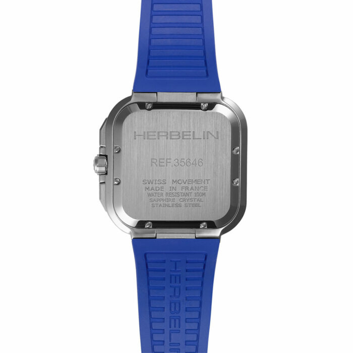 Montre Herbelin Cap Camarat Square Chronographe Bleu