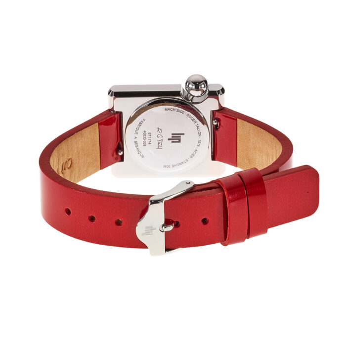 Montre Lip Mach 2000 Mini Square Rouge 671174