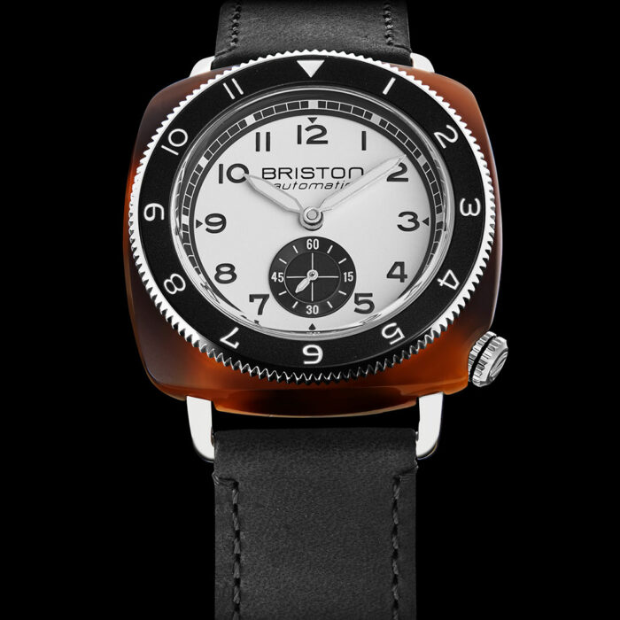 Montre Briston Clubmaster Legend Petite Seconde Blanc Noir