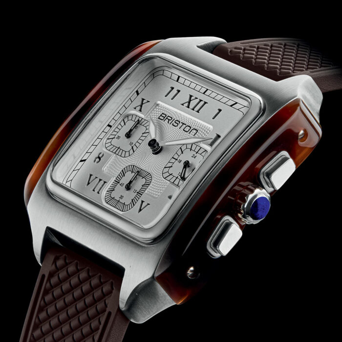 Montre Briston Streamliner Kennedy Chrono Marron