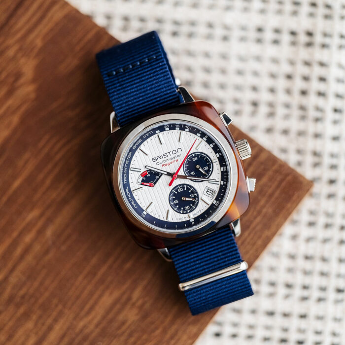 montre briston regatta cadran blanc
