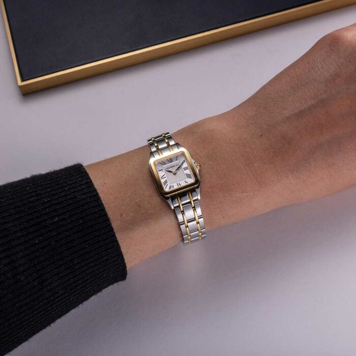 montre bicolore femme