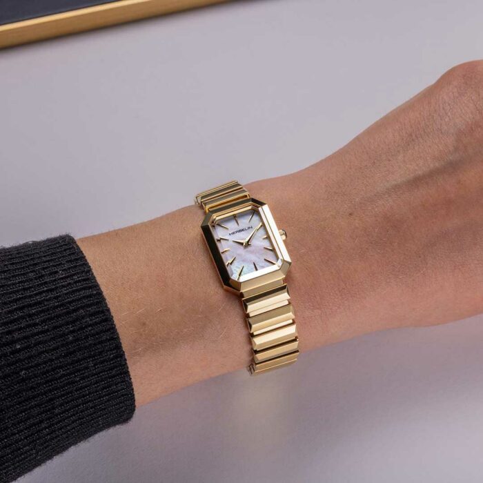 Montre Herbelin Octogone Or Nacre Blanche