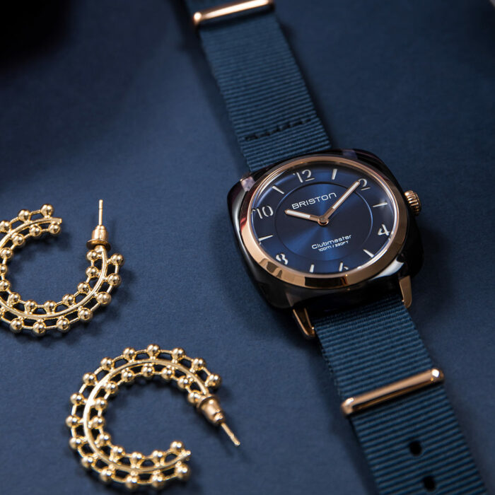Montre Briston Clubmaster Chic Gold Bleu Nuit