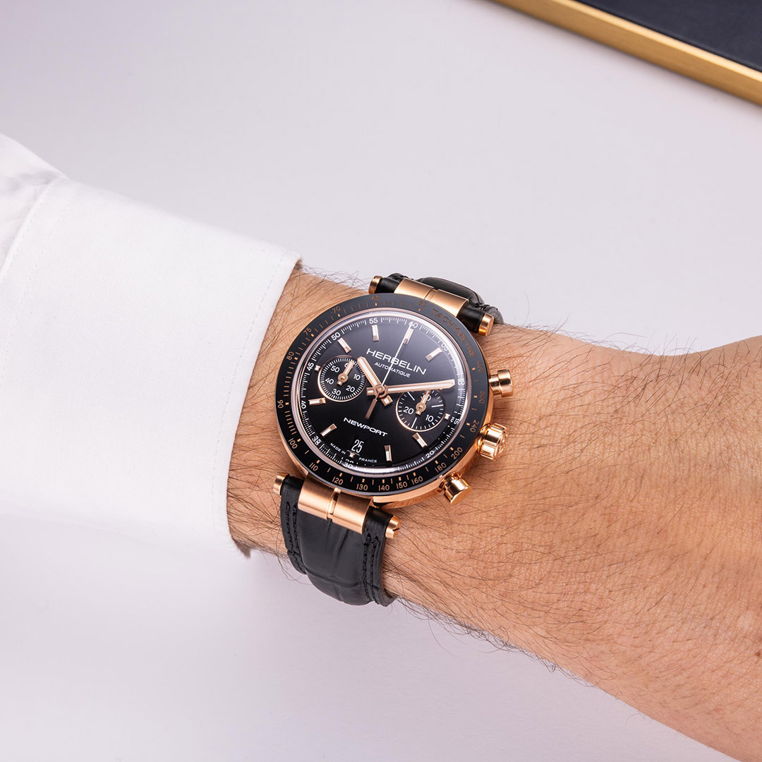 3-256TRCN14 Montre Herbelin Newport Héritage Automatique Chrono
